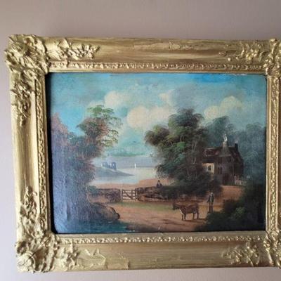 Antique oil painting 