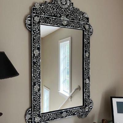 Black mother-of-pearl inlaid