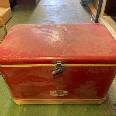#6210 • Vintage Thermos Deluxe Model Cooler
