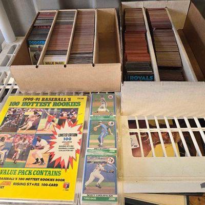 #7072 • Over 2000 Baseball Cards with 1990-91 Baseball's 100 Hottest Rookies Value Pack

