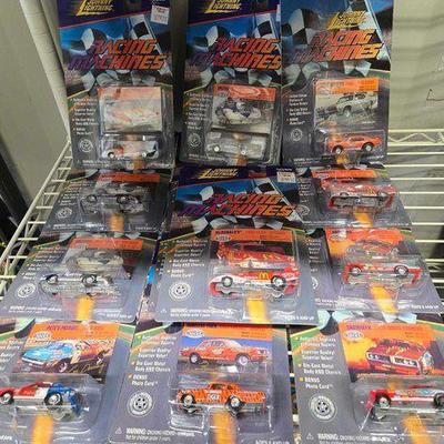 #4290 • NEW!!! (13) Johnny Lighting Racing Machines
