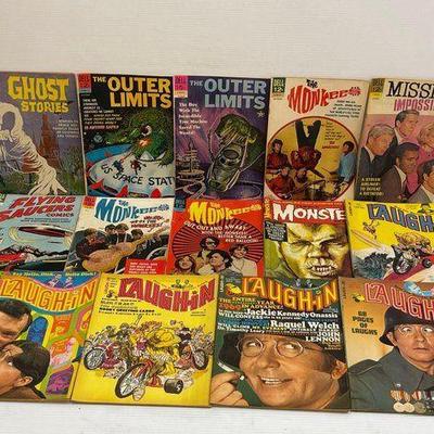 #7026 • (8) Dell Comic Books & (5) Laugh-in Magazines
