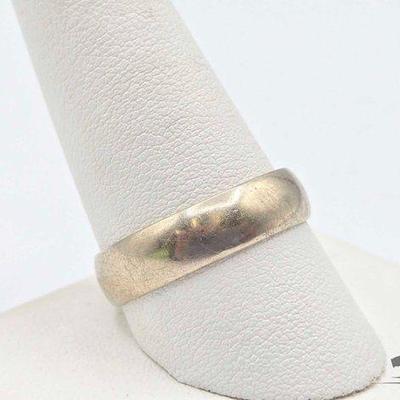 #708 • 14K White Gold Band, 5.45g
