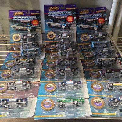 #4296 • NEW!!! (21) Johnny Lighting Dragsters
