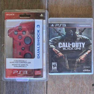 #4194 • NEW!!! PS3 Controller & PS3 Call of Duty Black Ops

