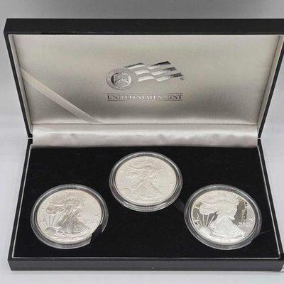 #1402 • 2006 American Eagle 20th Anniversary Silver Coin Set
