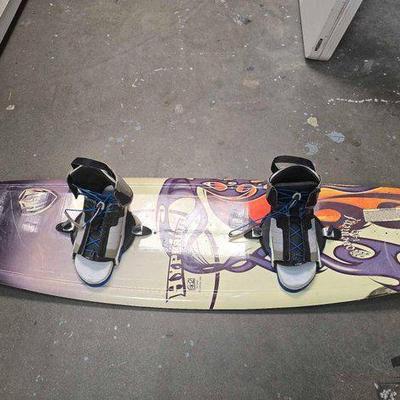 #2612 • Hyperlite Movement 140 Wakeboard with Bindings
