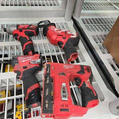#2506 • Milwaukee M12 Power Tools with Batteries
