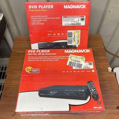 #7212 • NEW!!! (2) Magnavox DVD Players
