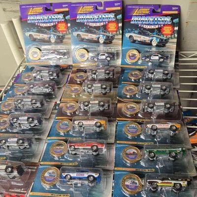 #4298 • NEW!!! (21) Johnny Lighting Dragsters
