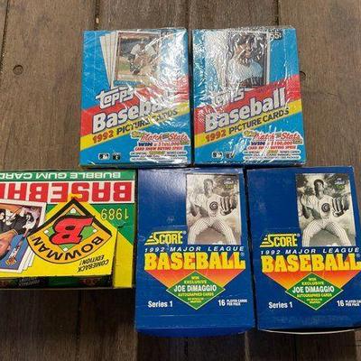#7084 • (5) Sets of Baseball Card Collections
