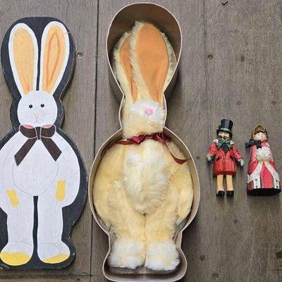 #4564 • A Haus Of Klaus Stuffed Rabbit & Ornaments
