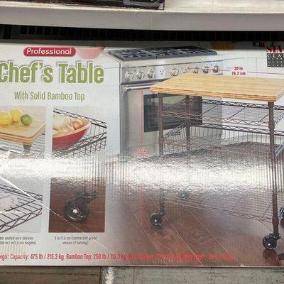 #7226 • NEW!!! Professional Chef’s Table
