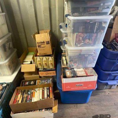 #7586 • Collection of VHS Movies
