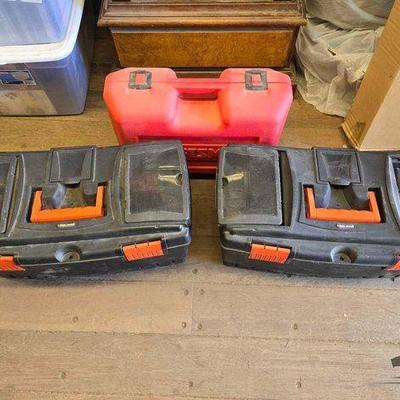 #7042 • (3) Black & Decker & Craftsman Toolboxes
