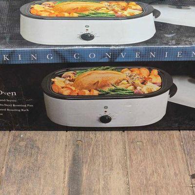 #7096 • NEW!!! General Electric 18-Quart Roaster Oven
