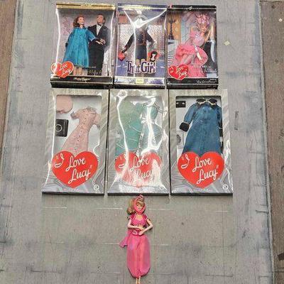 #4528 • I Love Lucy Barbies, I Dream Of Genie Barbie & More
