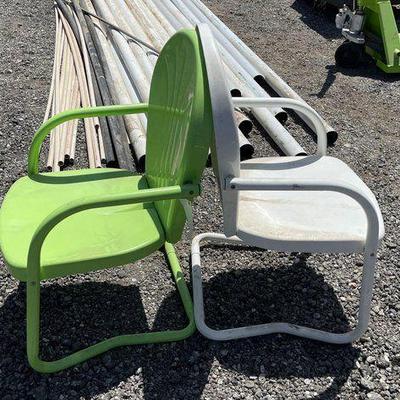 #82020 • (2) Metal Chairs
