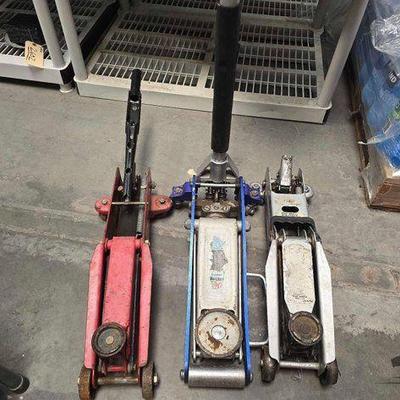 #2614 • (3) Floor Jacks
