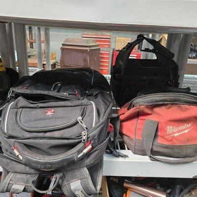 #2524 • Husky Tool Bag Milwaukee Tool Bag and Backpack
