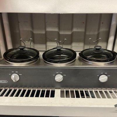 #7222 • 1.5 Qt. Round Triple Slow Cooker
