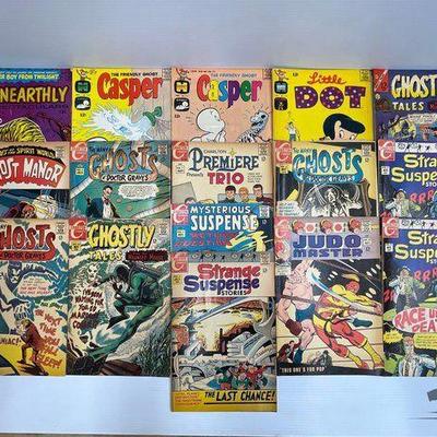 #7028 • (16) Hardy, Charlton & Ghosty Tales Comic Books
