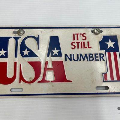 #1800 • USA It’s Still Number 1 License Plate

