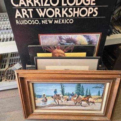 #7032 • (6) Framed & Poster Native American Wall Art
