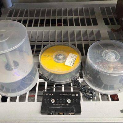 #4524 • Blank DVD's, CD's & Cassette Car Connecting Pack
