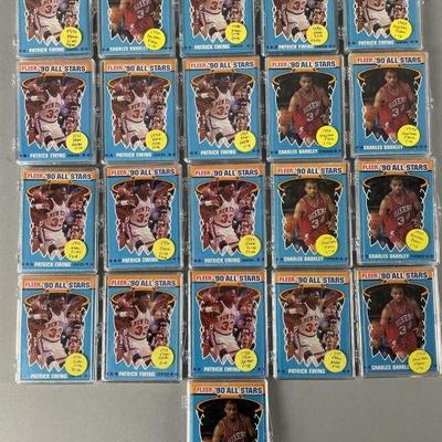Lot 70 | 1990 All Star Fleer Basketball Cards
