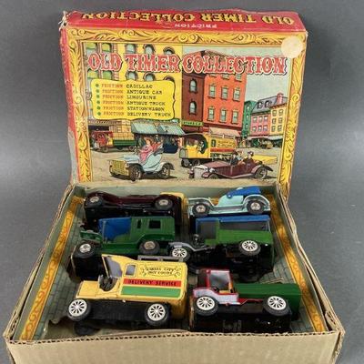 Lot 525 | Line Mar Toys Friction Old Timer Collection
