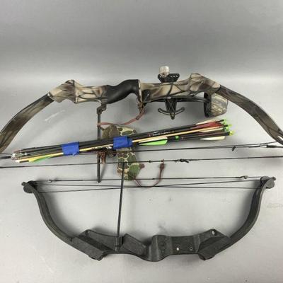 Lot 544 | Bear Whitetail Legend Crossbow, and Bow and Arrow
