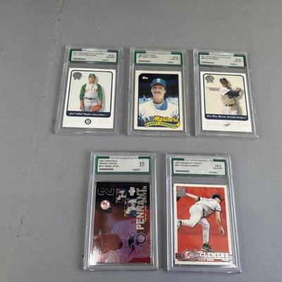 Lot 149 | 5 Gem-Mint Baseball Cards
