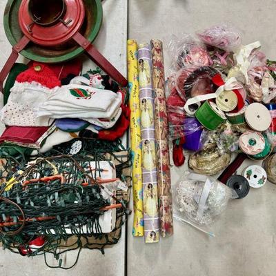 Lot 531 | Various Christmas Items, Lights, and More
