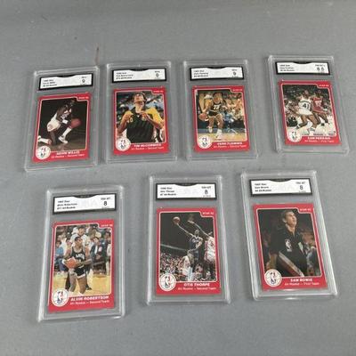Lot 122 | 7 Mint Graded Basketball Cards

