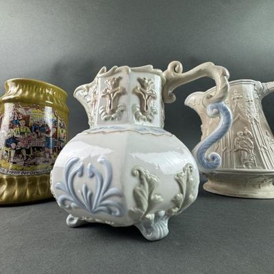 Lot 375 | Portmeirion Jug, Capodimonte Pitcher, and More
