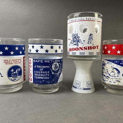 Lot 615 | Vintage NASA Glasses Apollo 11, 12 & 13
