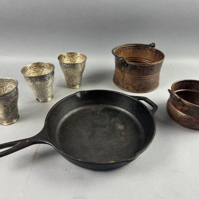 Lot 293 | Lodge Cast Iron Skillet and More
