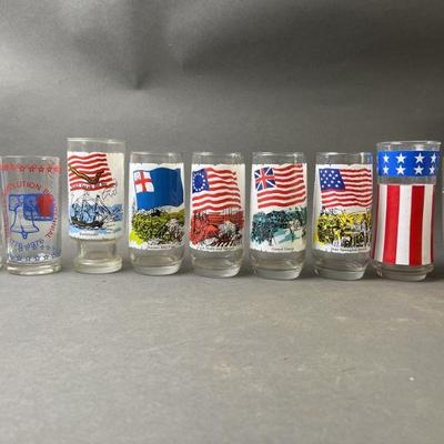 Lot 617 | Revolutionary War & USA Political Glasses
