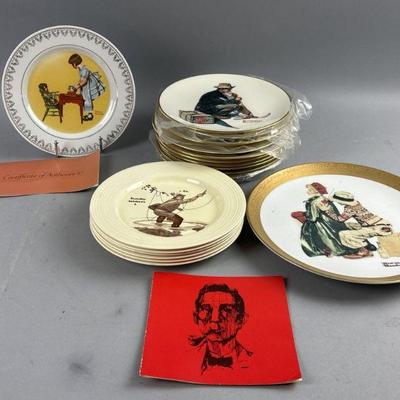 Lot 498 | Collectors Plates: Norman Rockwell & More
