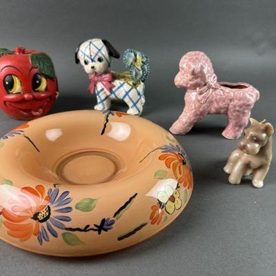 Lot 352 | Ceramic Glass and Wax Characters and More

