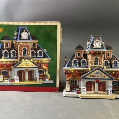 Lot 616 | Lemax Main Terminal Tram Station Original Box
