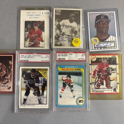 Lot 248 | Signed Hockey and Baseball Cards
