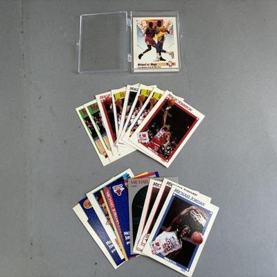 Lot 60 | Vtg Michael Jordan & Magic Johnson Cards
