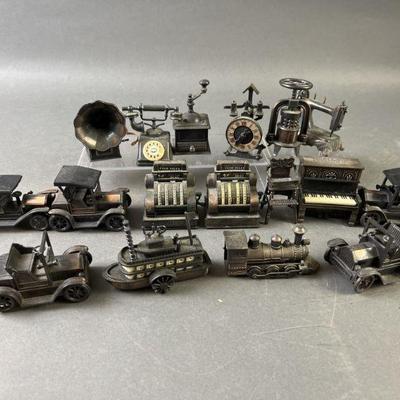 Lot 588 | Die Cast Pencil Sharpeners Cars, Cash Registers
