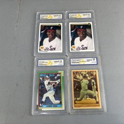 Lot 130 | Sammy Sosa Graded Rookie Cards & More
