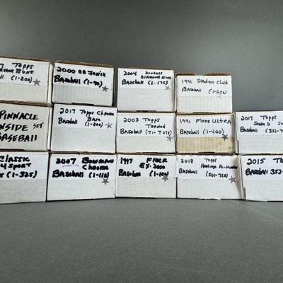 Lot 108 | 1993 to 2018 Baseball Card Sets
