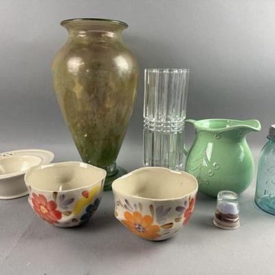 Lot 579 | Pottery, Glass Bowls, Vases, Water Jugs
