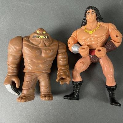 Lot 540 | Vintage Batman Clayface and Conan the Adventurer
