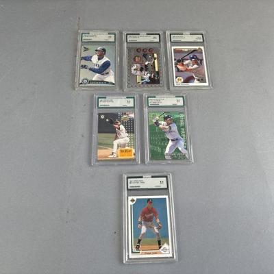 Lot 109 | 6 Mint Graded Baseball Cards
